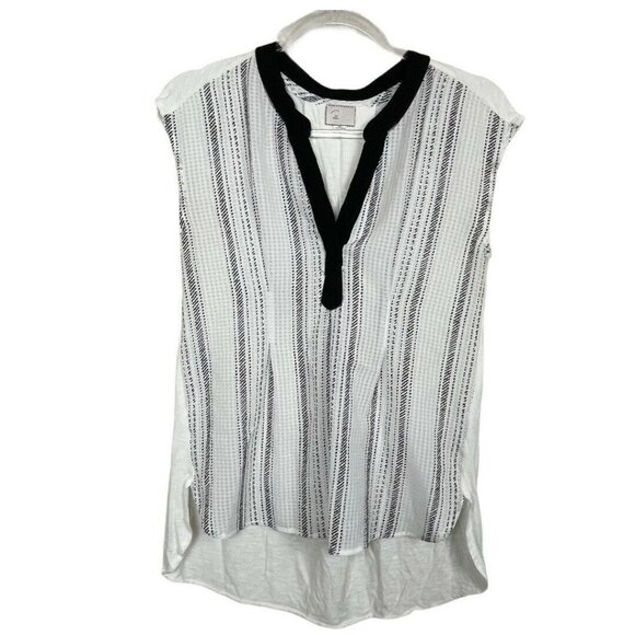 Postmark Anthropologie Egress Split‎ Neck Top - Picture 7 of 7